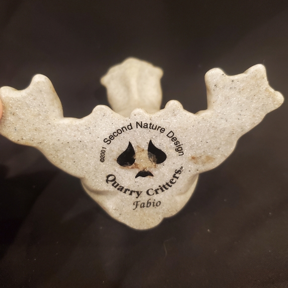 Quarry Critters Second Nature Design FABIO Sitting Frog Figurine 2001 - Picture 4 of 7